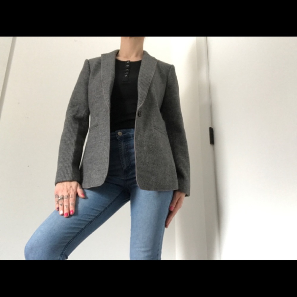 NWT Ann Taylor Long Double Breasted Blazer - Picture 7 of 16